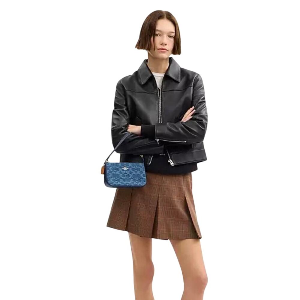 Coach Nolita 19 In Signature Denim NWT - Picture 7 of 7